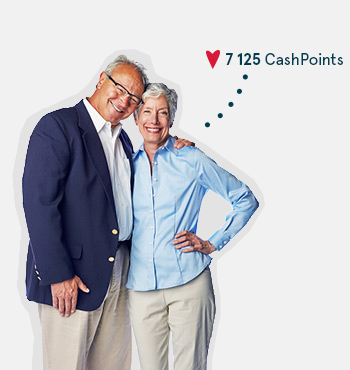 Image d’un couple âgé qui gagne des CashPoints